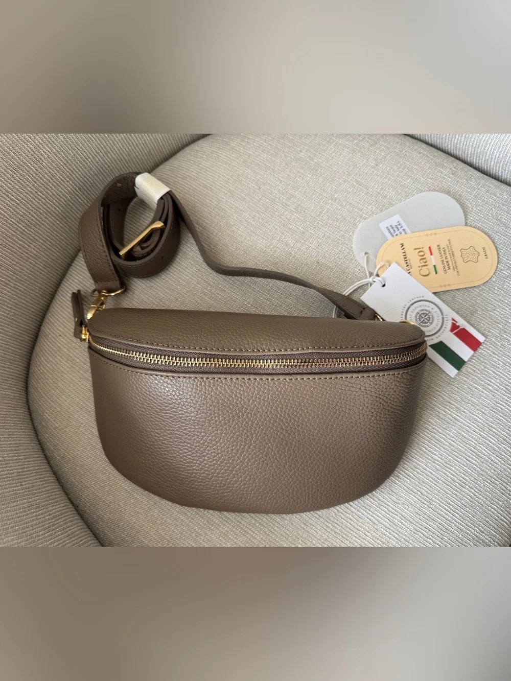 🎉LAST PIECE🎉VIOLA CASTELLANI‎ Made In Italy Leather Belt Bag